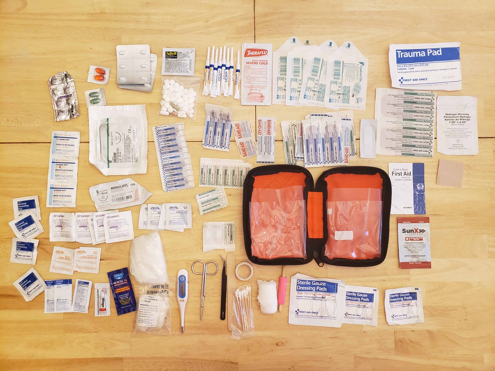 Travel First Aid Kit Full Photo