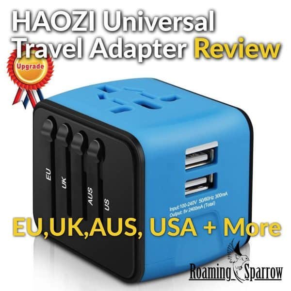 HAOZI Universal Travel Adapter Review » Roaming Sparrow » 2024