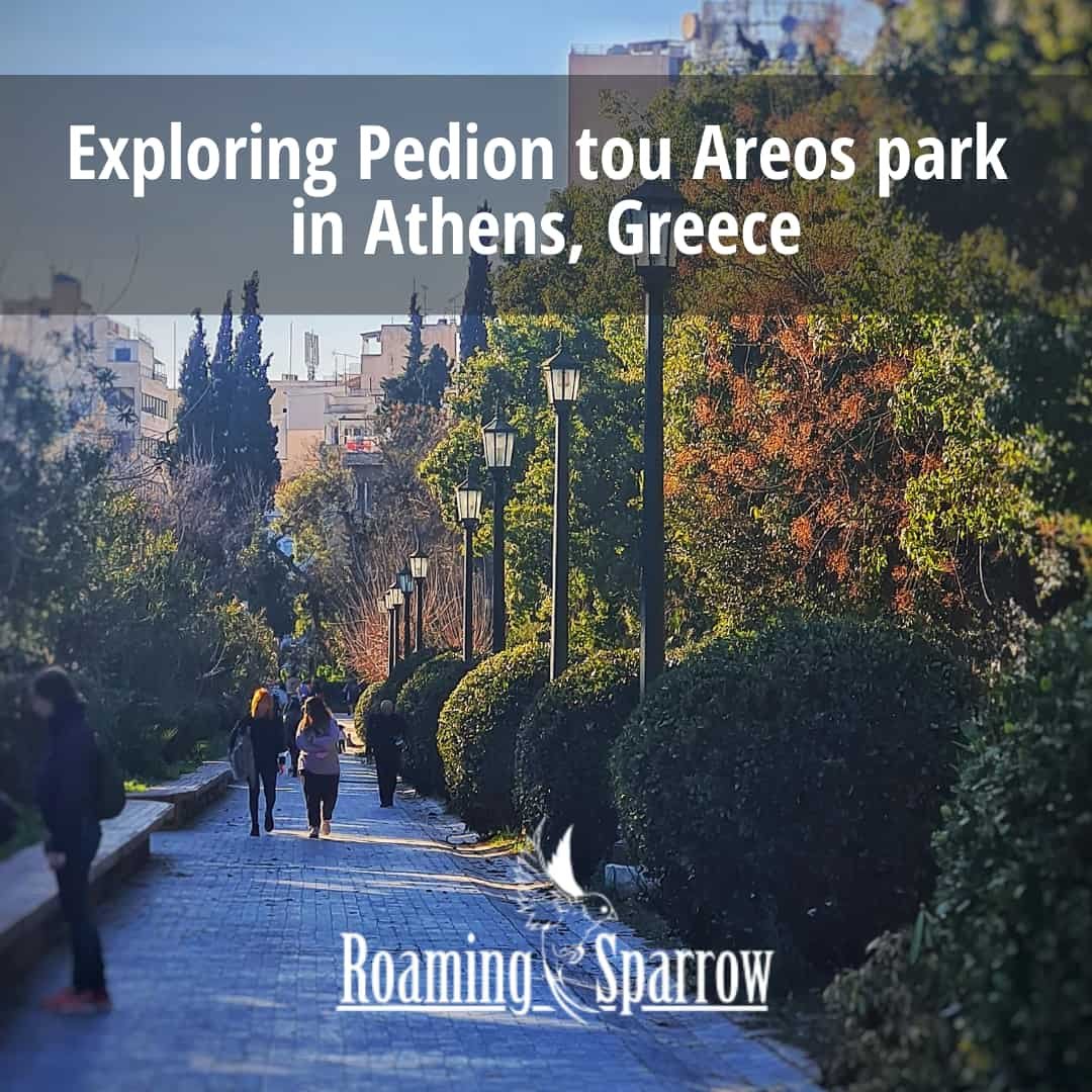 Exploring Pedion tou Areos park in Athens, Greece