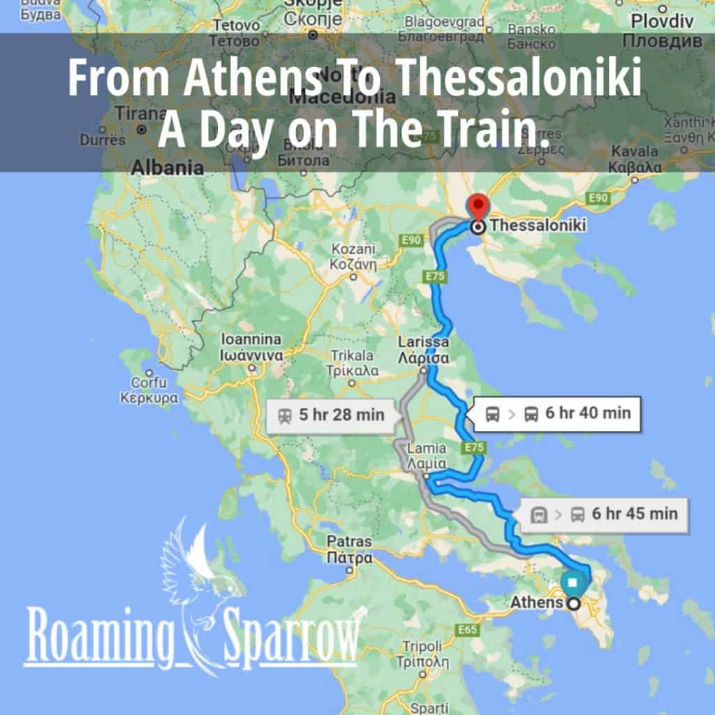 From Athens To Thessaloniki by Train