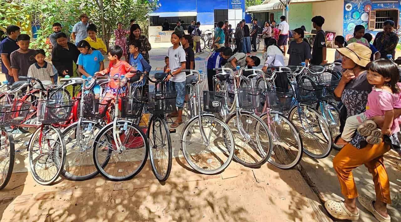 Bikes for cambodian kids: 26 bikes built on pure grit 7 » 2026 » roaming sparrow Kids selecting their new bikes!