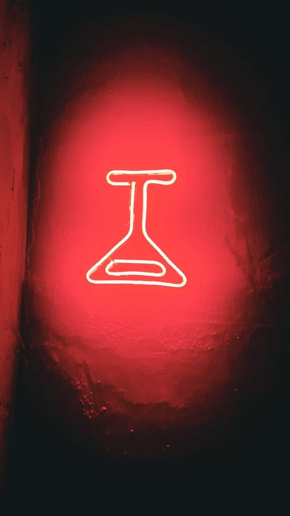bathroom sign Upside down martini glass