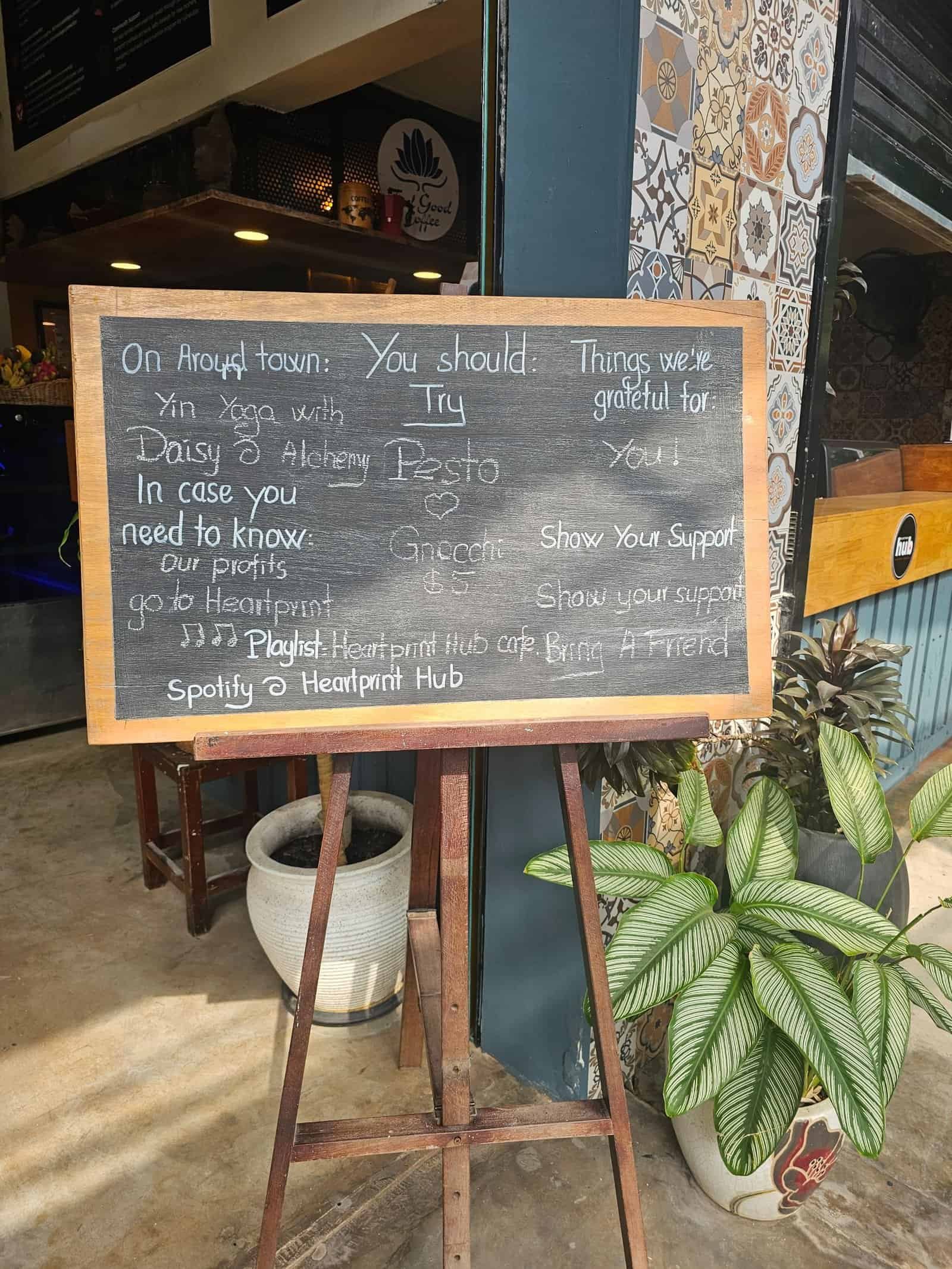 Heartprint Hub Siem Reap cafe space