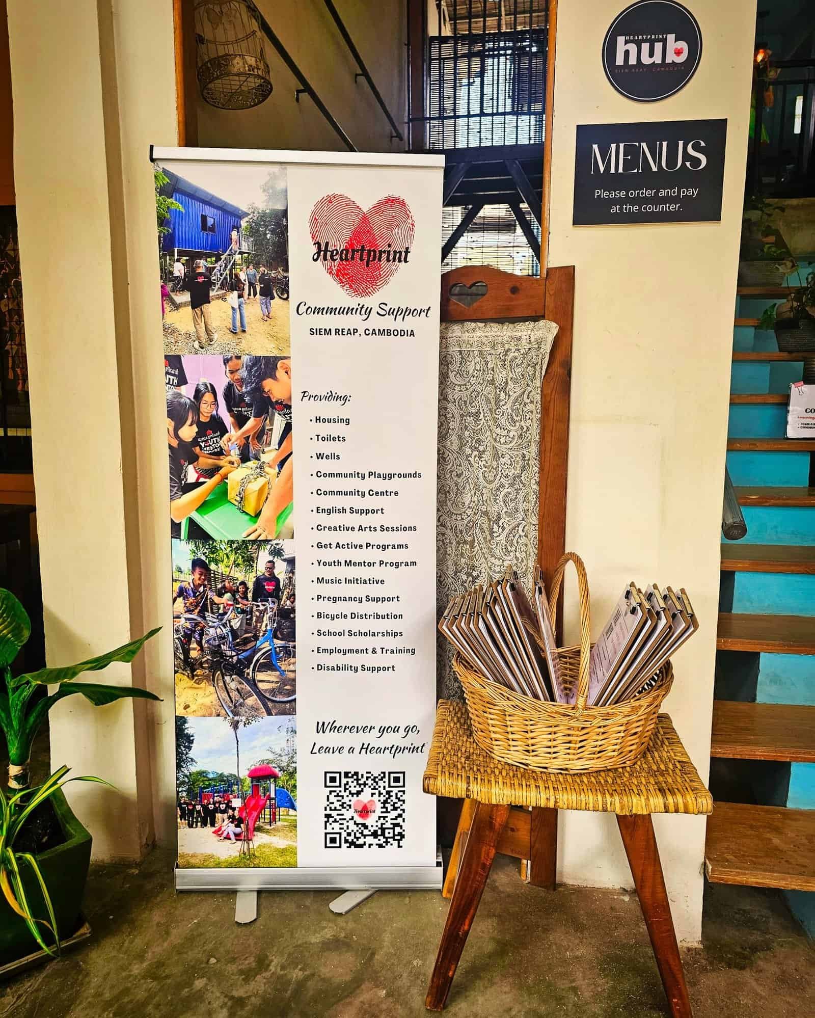 Heartprint Hub Siem Reap fair trade store display