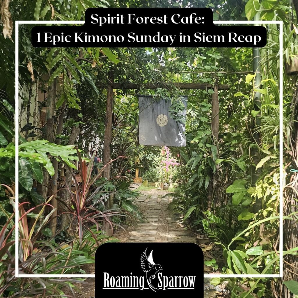 Spirit Forest Cafe: 1 Epic Kimono Sunday in Siem Reap